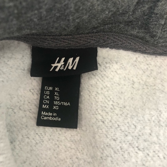 H&M hooded Sweatshirt Jacket - Picture 3 of 4